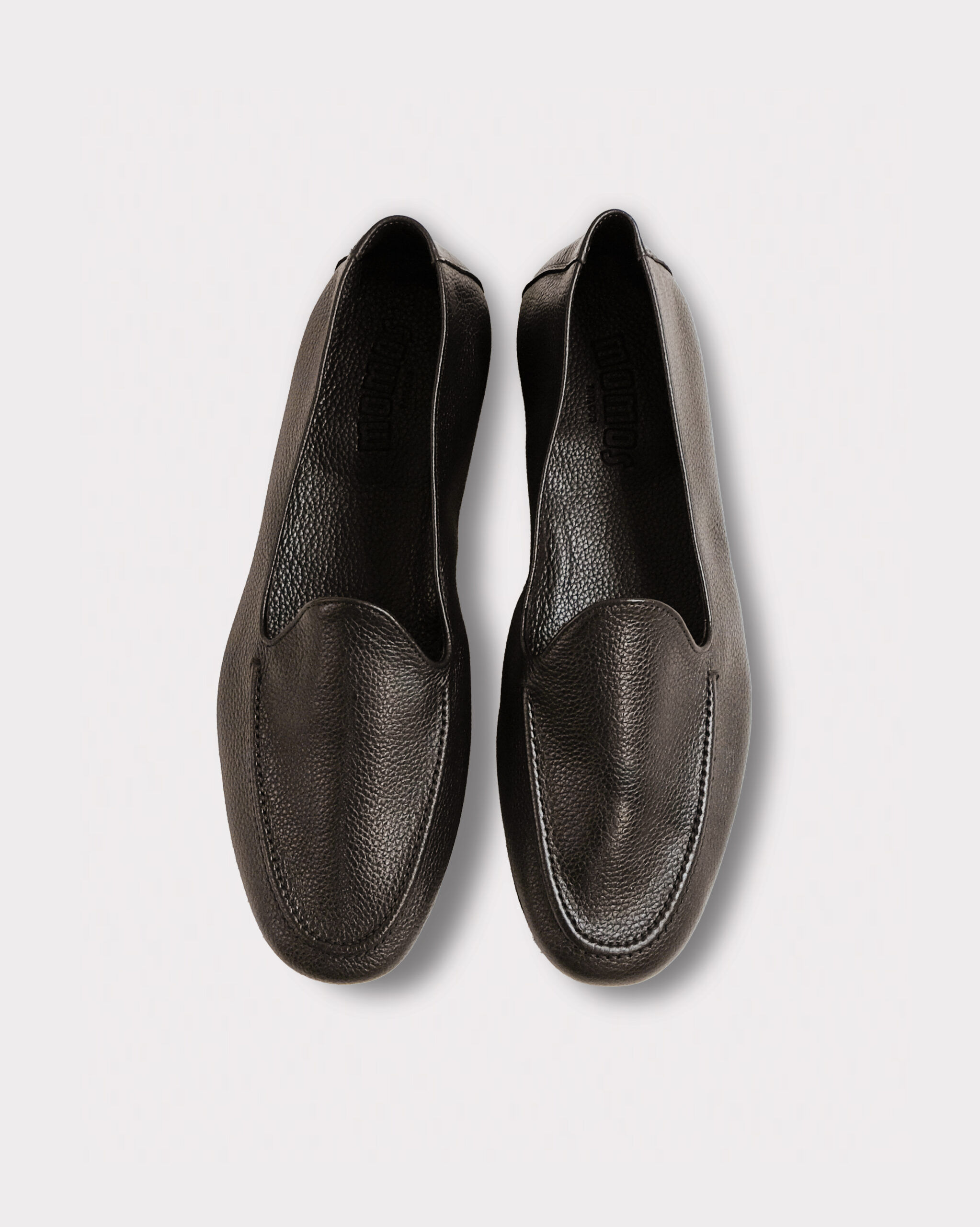 YATCH SHOES BROWN GRAINED LEATHER