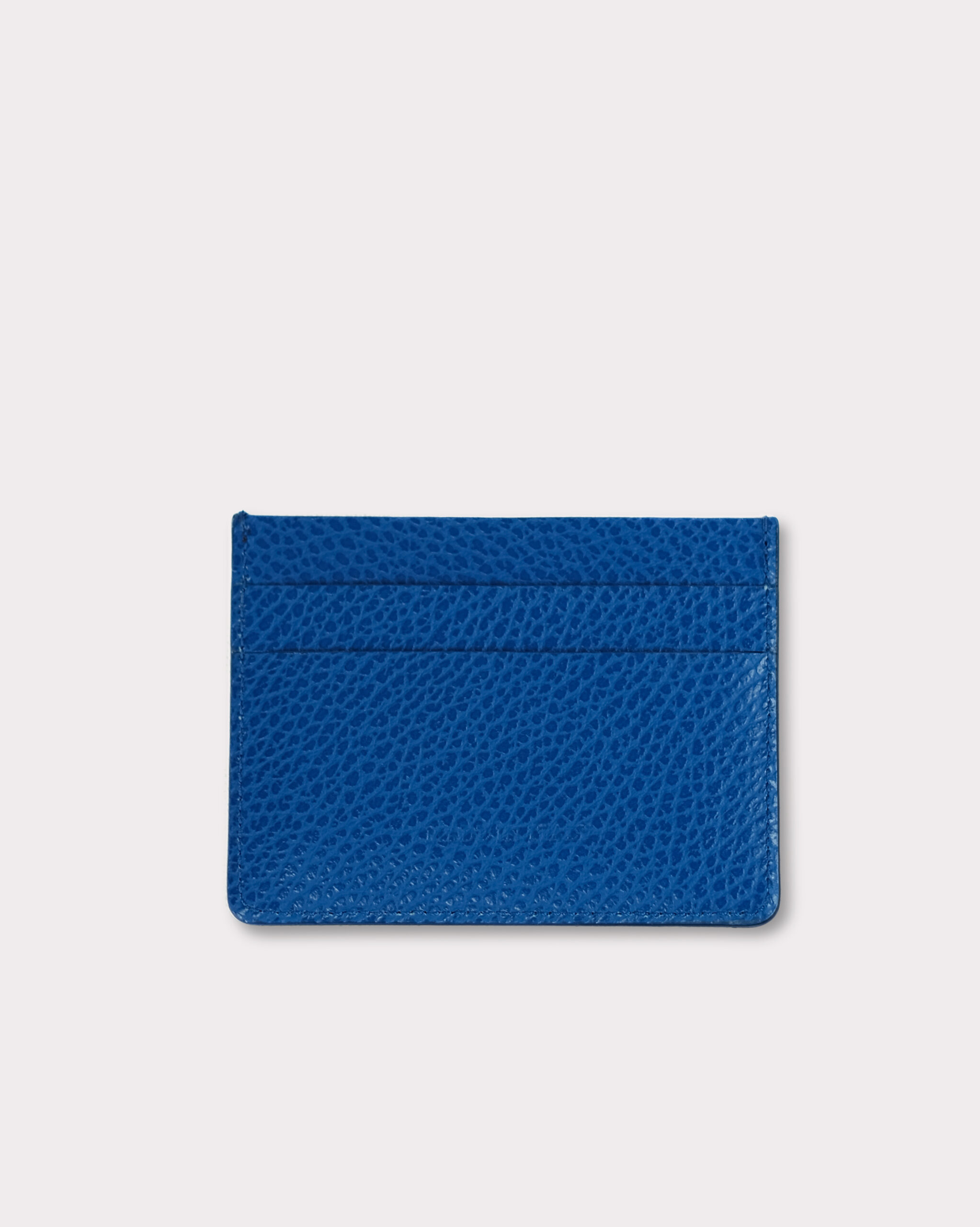 BLUE LEATHER CARD HOLDER